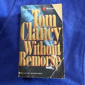 Tom Clancy Without‎ Remorse Paperback Thriller Action Spy Novel Book